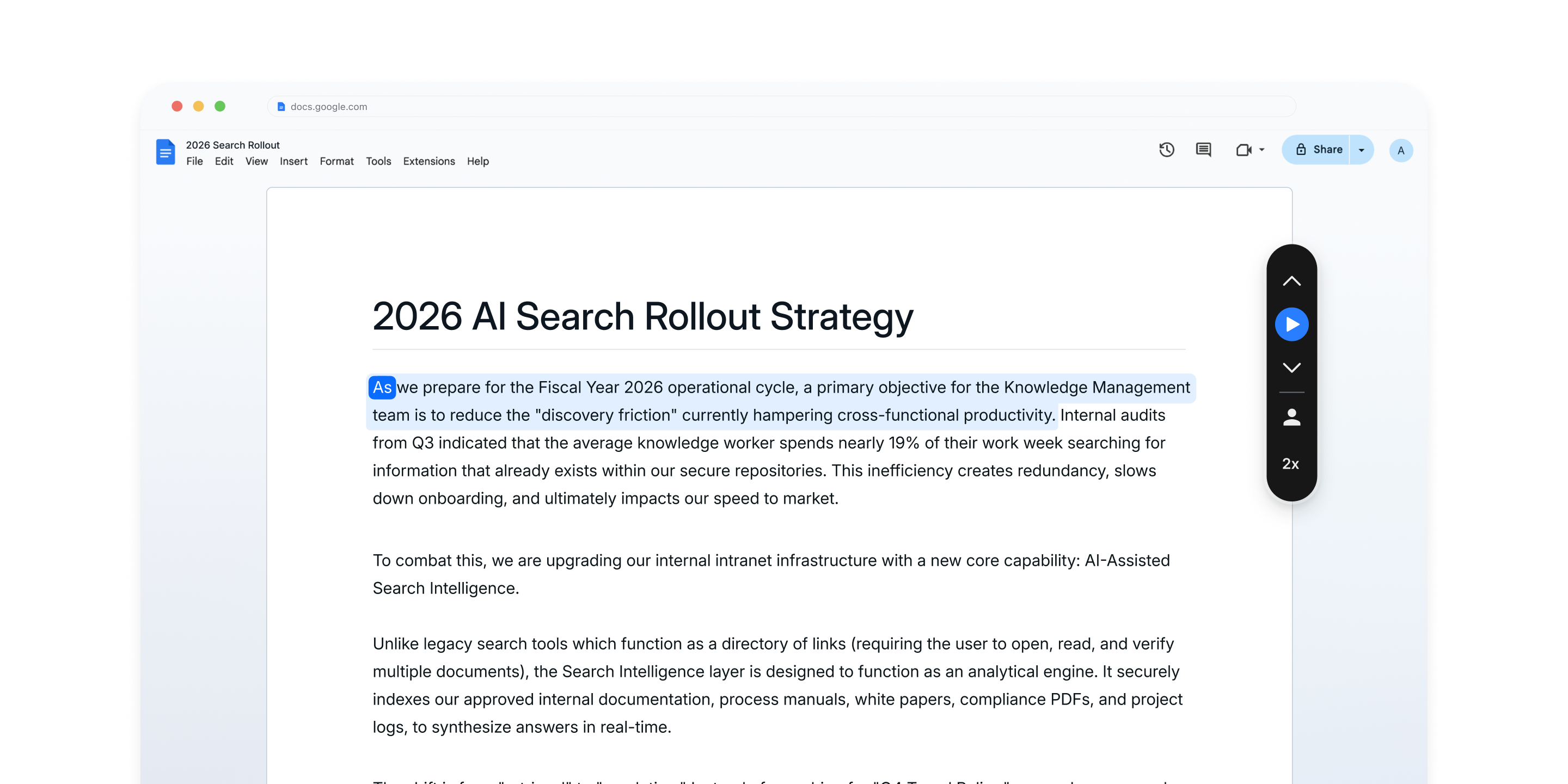 Audeus Chrome Extension